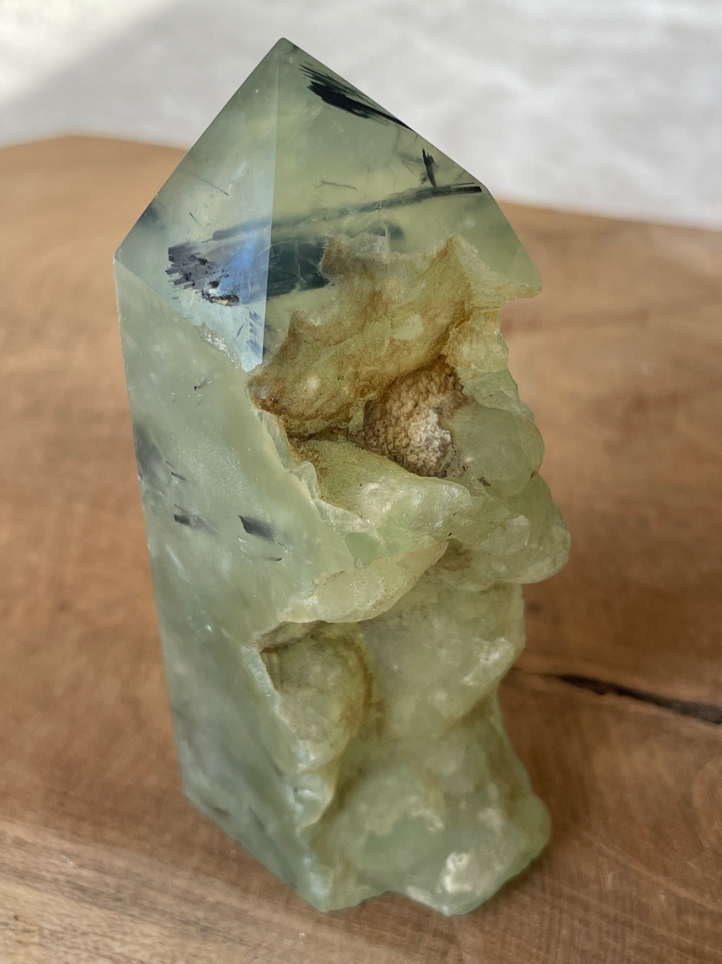 Pointes druzy préhnite