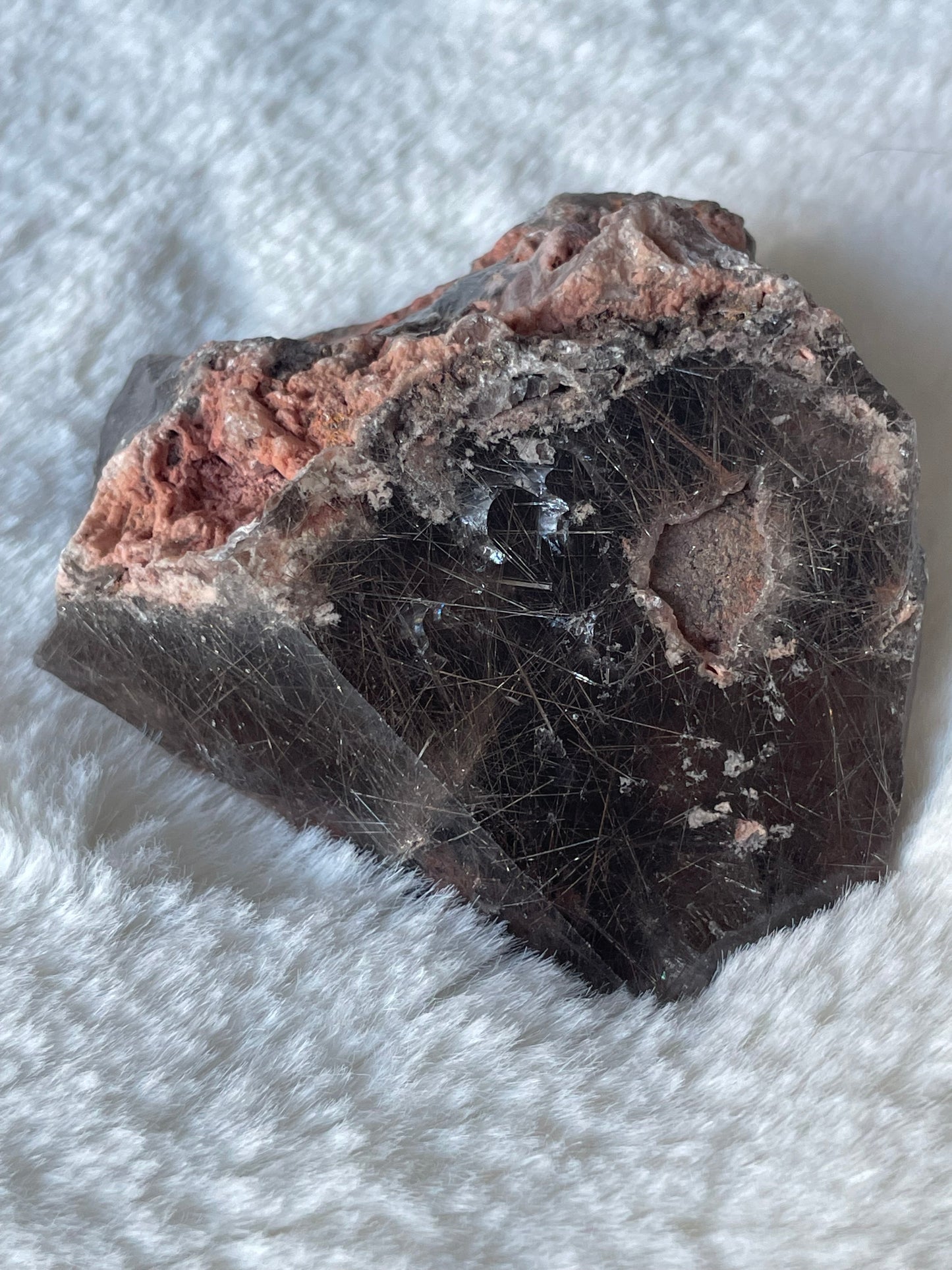 Quartz rutile brut