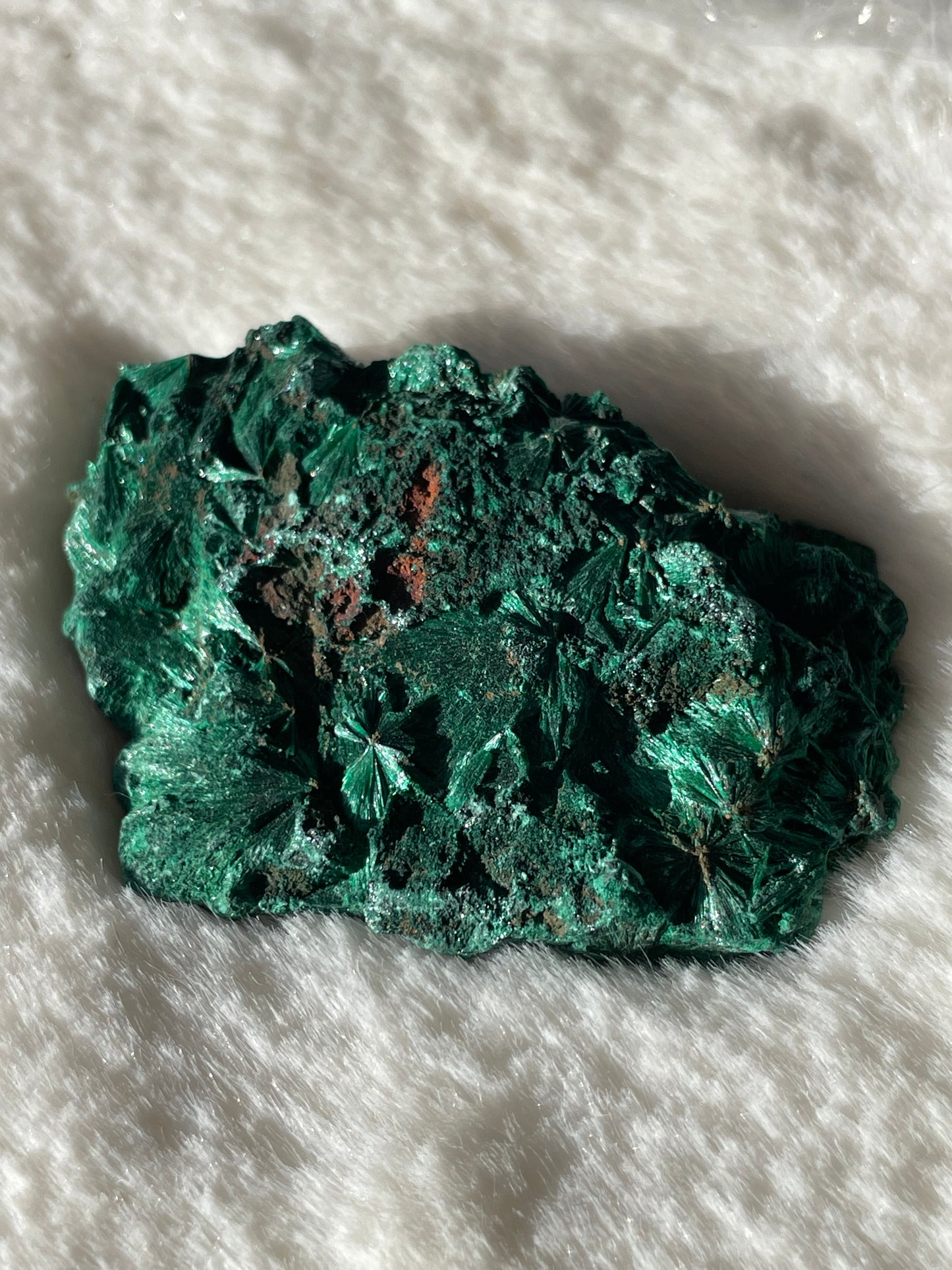 Malachite fibreuses grandes