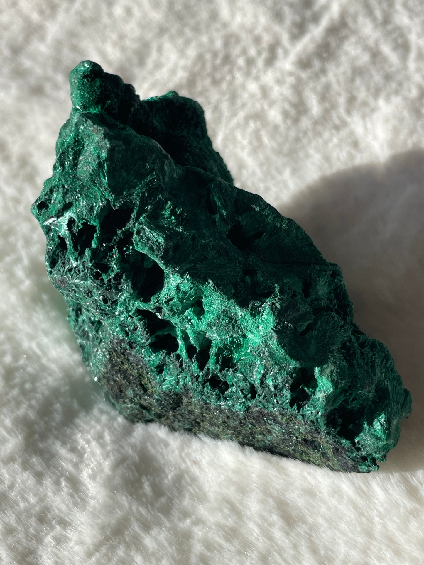 Malachite fibreuses grandes