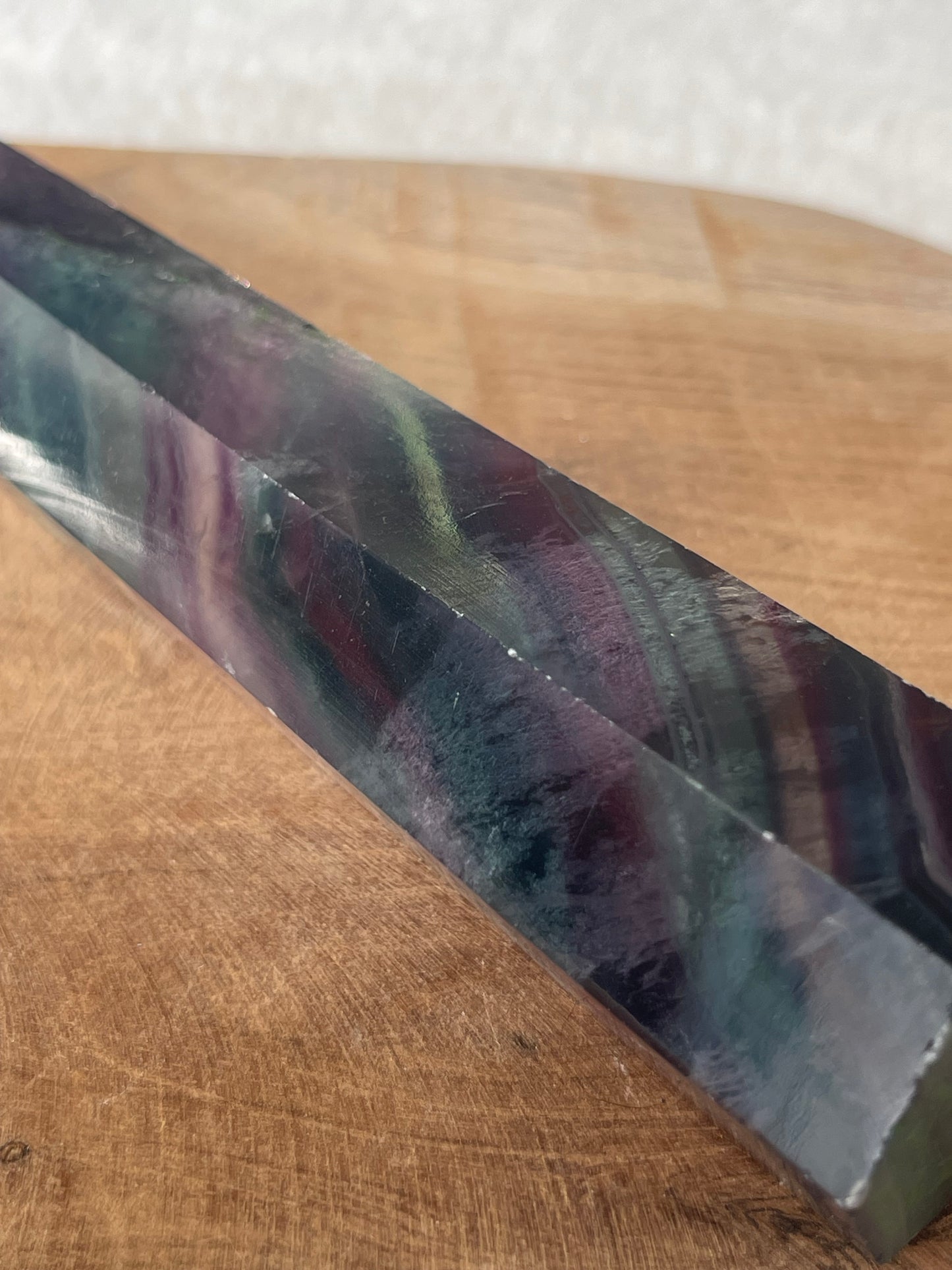 Pointe fluorite multicolore