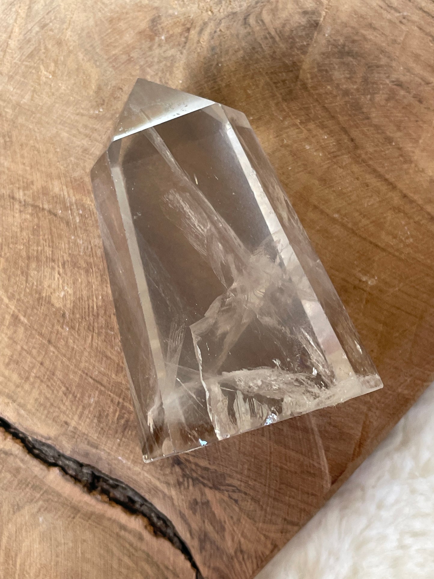 Pointe quartz fumé