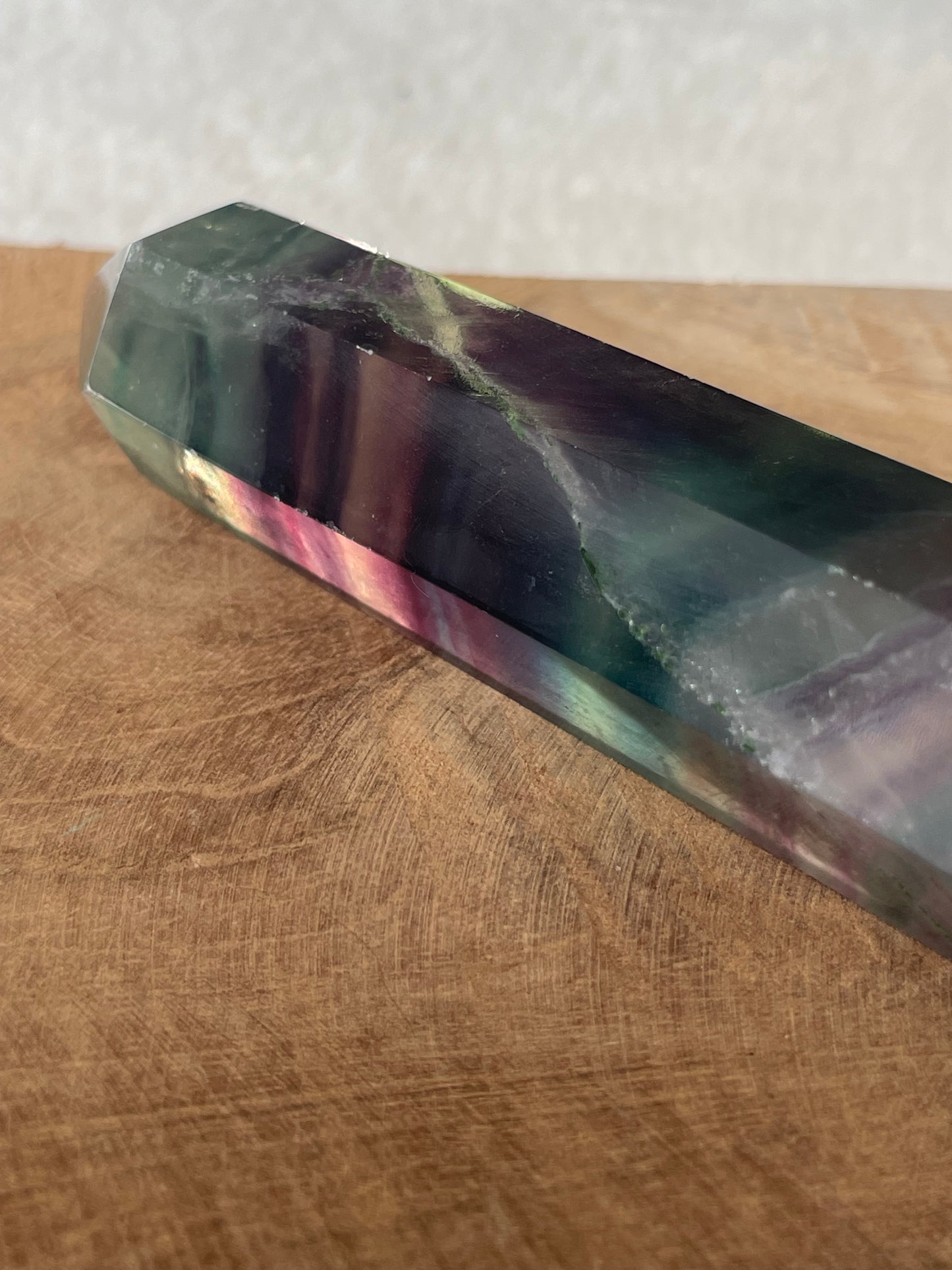 Pointe fluorite multicolore