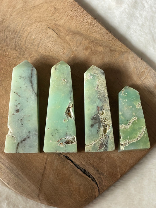 Pointes chrysoprase