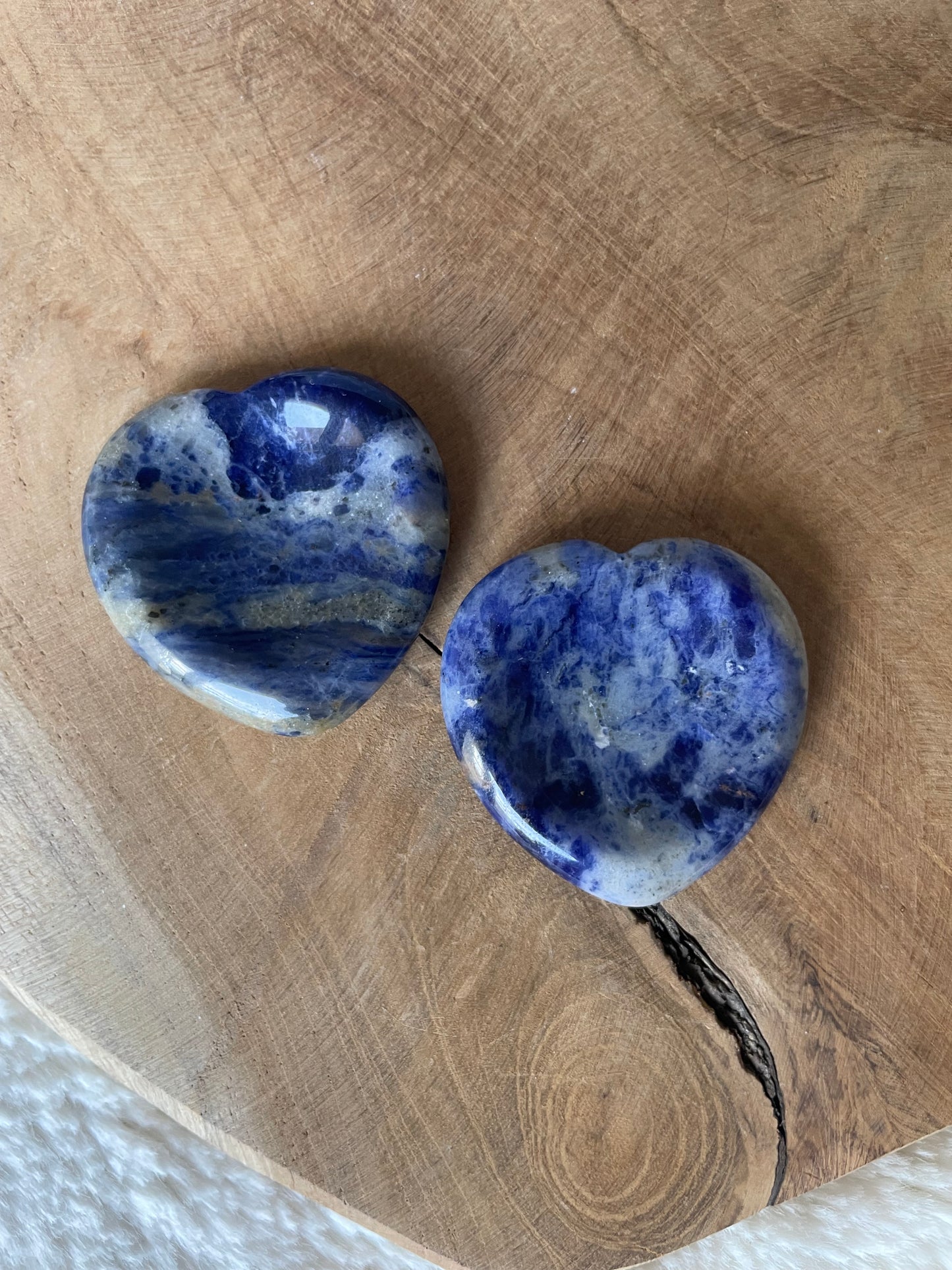 Pierres de soucis cœur sodalite