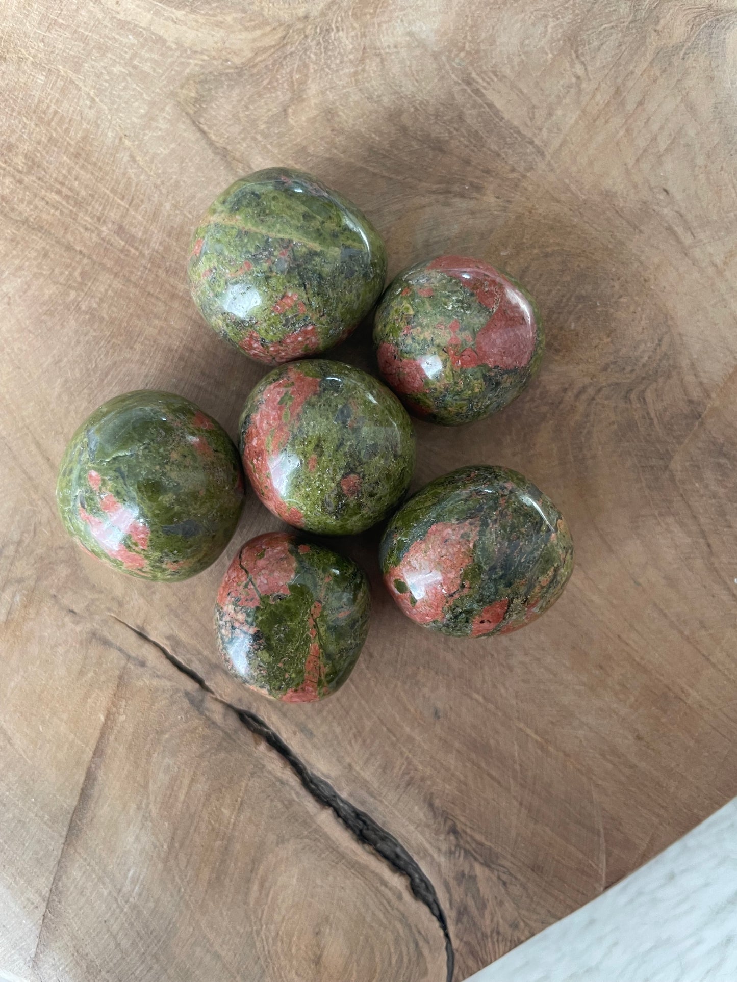 Unakite roulées